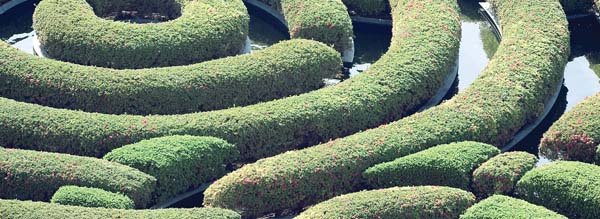 In a labyrinth garden, every path is the right one